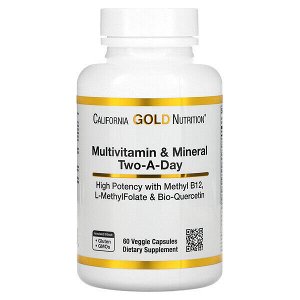 CALIFORNIA GOLD NUTRITION мультивитаминный комплекс, 60 капс.