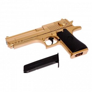 Пистолет Desert Eagle Gold, с металлическими элементами