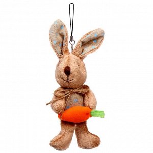 СИМА-ЛЕНД Мягкая игрушка «Кролик», на подвеске, цвета МИКС