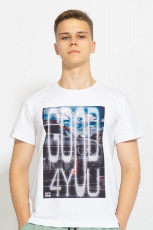 Футболка Футболка Kivviwear 1010/05 белый 
Состав: Хлопок-92%; Эластан-8%;
Сезон: Осень-Зима
Рост: 176

Джемпер мужской классического кроя. Принт методом термопереноса, цифровая печать. Ткань кулирна