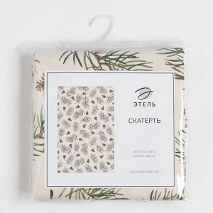 Скатерть новогодняя «Этель» Christmas tree 147x220± 3 см, 100% хлопок, саржа 190 г/м²