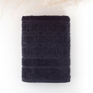 ДМ Полотенце махровое Space, размер 50х90 см. цвет графит, 320г/м, 100% хлопок