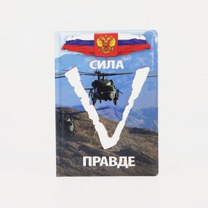 Обложка для паспорта, цвет голубой 9085694