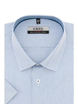 Сорочка мужская короткий рукав GREG 121/201/0716/Z/1p