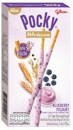 Бисквитные палочки 
с чернично-йогуртовой глазурью
 Pocky wholesome blueberry yogurt, 36 gr