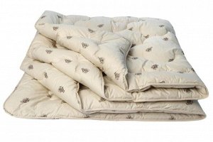 Одеяло 1,5-спальное "Верблюжья шерсть"