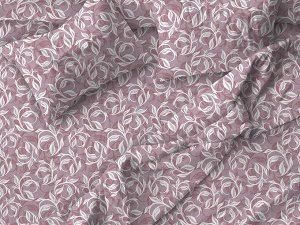 Комплект постельного белья 1,5-спальный, бязь "Комфорт"(220) (Вьюнок, розовый)