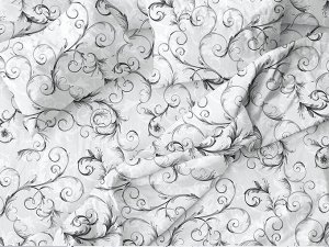 Комплект постельного белья 1,5-спальный, бязь "Комфорт" (Валенсия, белый)