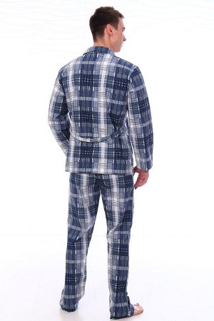 Пижама мужская,модель203,фланель (Адриано, вид 2)