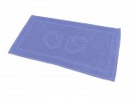 Махровое гладкокрашеное полотенце &quot;Ручки&quot; 34*60 см 400 г/м2 (Голубой)