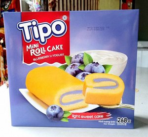 Tipo рулетики черника с йогуртом 268гр