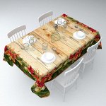 Скатерть &quot;Рождественский венок&quot;, 145*120 см