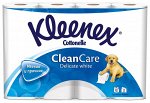 Kleenex/клинекс туалетная бумага деликат белая двухслойная 12 шт.