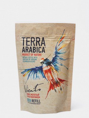 Кофе TERRA ARABICA Viento 75г., сублимир. с доб. молотого, пакет