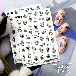 nail accessory Слайдер-дизайн Fashion Nails, W186
