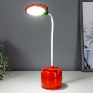 Лампа настольная 85291/1 LED 3Вт USB AKB красный 9х7х36 см