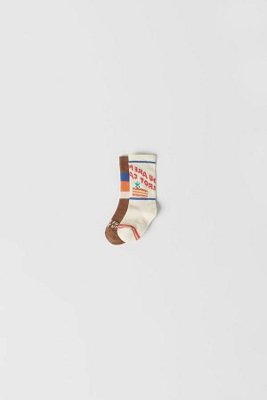 Baby/ набор из двух пар носков с принтом «морковый пирог»