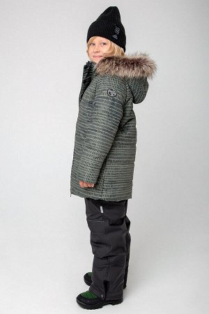 Пальто зимнее для мальчика Crockid ВК 36081/н/1 ГР