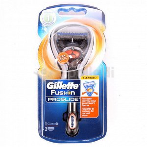 Бритва Gillette Fusion Flexball Proglide, c 2 сменными кассетами