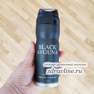 Дезодорант Black Avguna Блек Афгано Rovena 200 мл