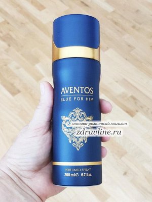 Мужской дезодорант Aventos Blue Авентус Блю Fragrance 200 мл