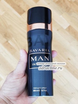 Дезодорант Bavaria Men Intense Бавария Мен Интенс Fragrance 200 мл
