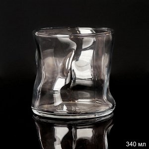 Набор стаканов, 4 шт, 340 мл, стекло, АМОРФ, 1/6