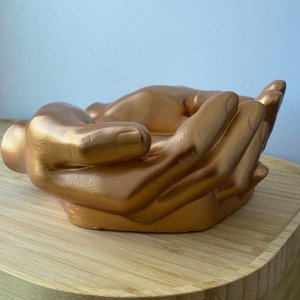 Home Sweet Home Руки Давида гипсовые золотые