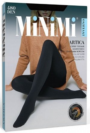 Женские супер теплые эластичные колготки ARTICA 480 den на «меху», с термоэффектом