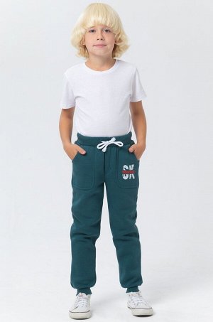 Теплые брюки из футера трехнитки с начесом для мальчика