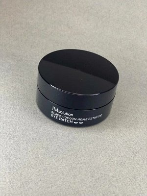 JMsolution Black Cocoon Home Esthetic Eye Patch Гидрогелевые патчи с коконом шелкопряда 60шт (30 пар)