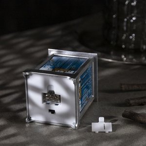 Светодиодная фигура «Фонарь с оленем» 6 x 13 x 6 см, пластик, батарейки AG13х3 (в комплекте), свечение тёплое белое