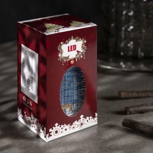 Светодиодная фигура «Фонарь с оленем» 6 x 13 x 6 см, пластик, батарейки AG13х3 (в комплекте), свечение тёплое белое