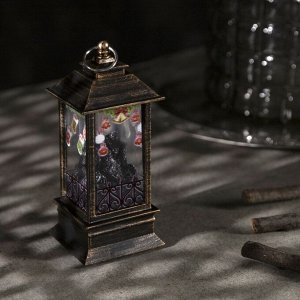 Светодиодная фигура «Камин с носками» 5.5x13x5.5 см, пластик, батарейки AG13x3 (в комплекте), свечение тёплое белое