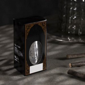 Светодиодная фигура «Серебристая свеча со снеговиком» 5 x 9 x 5 см, пластик, батарейки AG13х3 (в комплекте), свечение тёплое белое