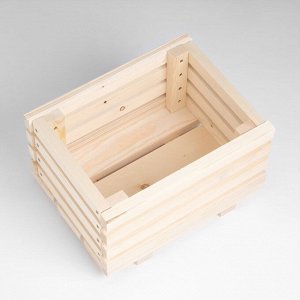 Добропаровъ Ящик деревянный 30х24х16 см