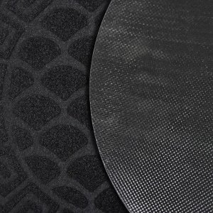 Коврик придверный влаговпитывающий «Чешуйки», 40x60 см, цвет чёрный