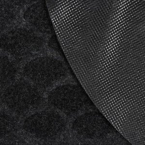 СИМА-ЛЕНД Коврик придверный влаговпитывающий «Чешуйки», 60x90 см, цвет чёрный