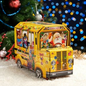 Новогодний подарочный набор «Автобус школьный» 750 г
