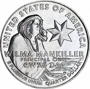 25 центов 2022 США, Американские женщины Вильма Манкиллер