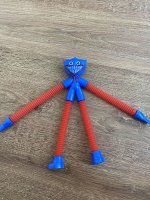 Антистресс-игрушка Хагги Вагги / Киси Миси , длинные руки и ноги pop-трубка, трубка гармошка