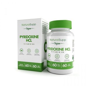 Витамины отдельные NaturalSupp Pyridoxine HCL (B6) 6mg 60 veg caps