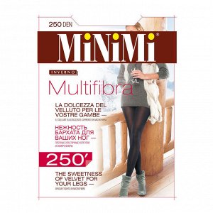 Колготки женские MiNiMi Multifibra, 250 den 3, цвет moka