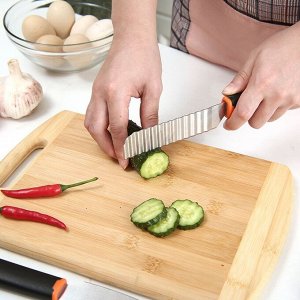 Нож измельчитель рельефный для овощей, сыра, теста