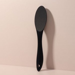 Стеклянная нано-тёрка для ног, 26 см, цвет чёрный