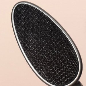 Стеклянная нано-тёрка для ног, 24 см, цвет чёрный