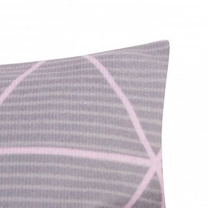 Чехол на подушку  "Геометрия" 40х40 см, велюр, 100% п/э