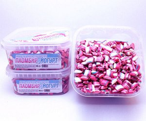 Карамельные подушечки "Пломбир+Йогурт", 1500 гр.