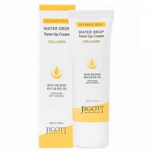 Jigott Омолаживающий крем с коллагеном / Ultimate Real Collagen Water Drop Tone Up Cream, 50 мл