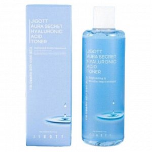 Jigott Увлажняющий тонер с гиалуроновой кислотой Aura Secret Hyaluronic Acid Toner, 300 мл